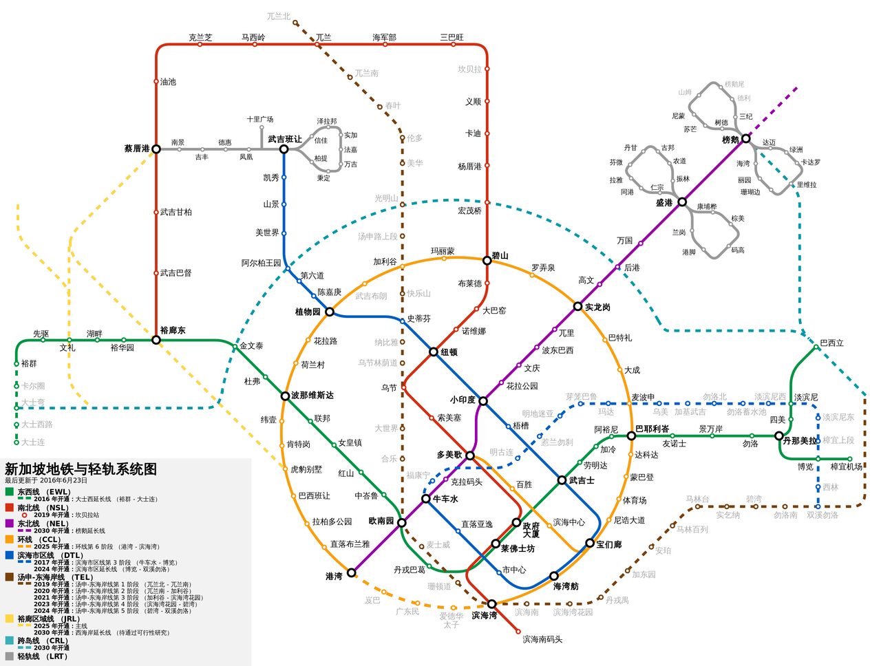 新加坡地鐵圖