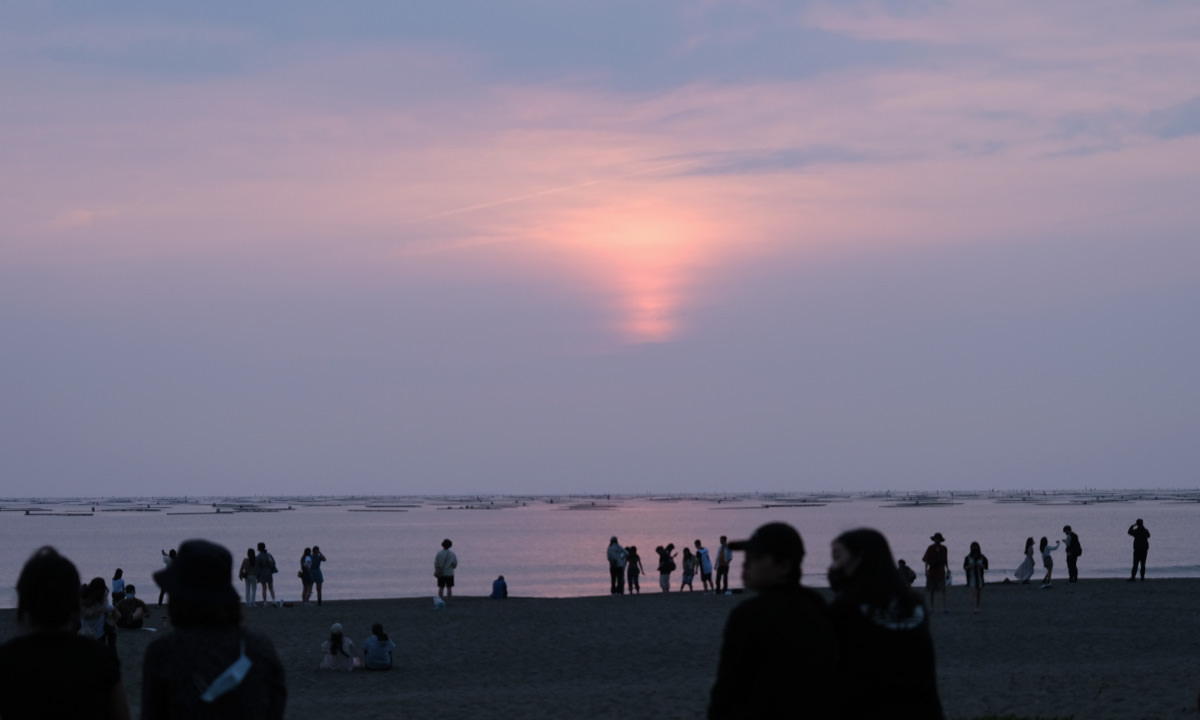 漁光島看夕陽