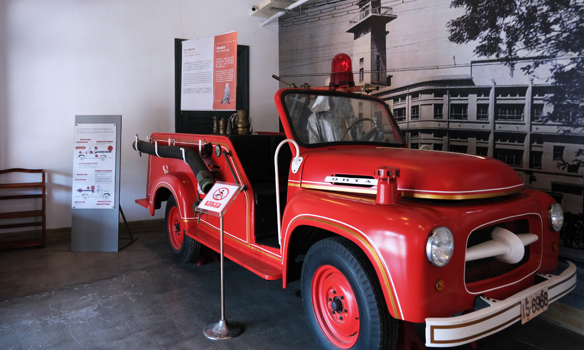 古董消防車