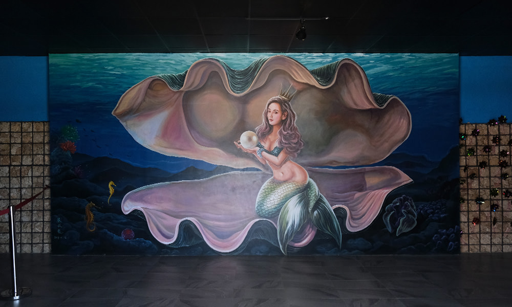 小琉球海洋館 室內彩繪牆