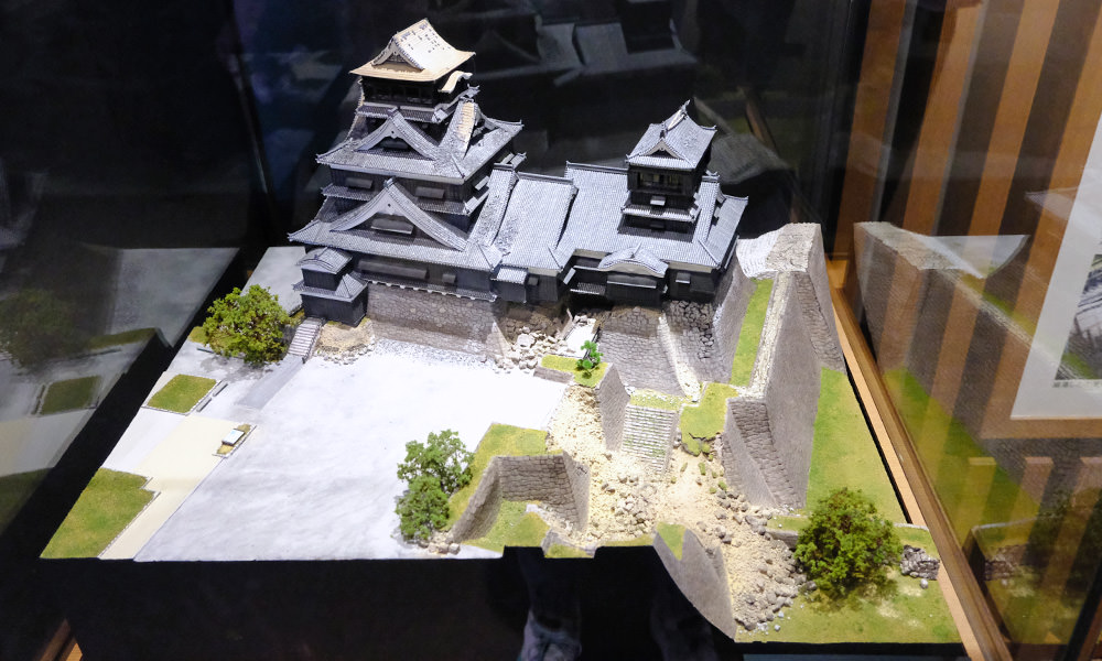 熊本城修建模型