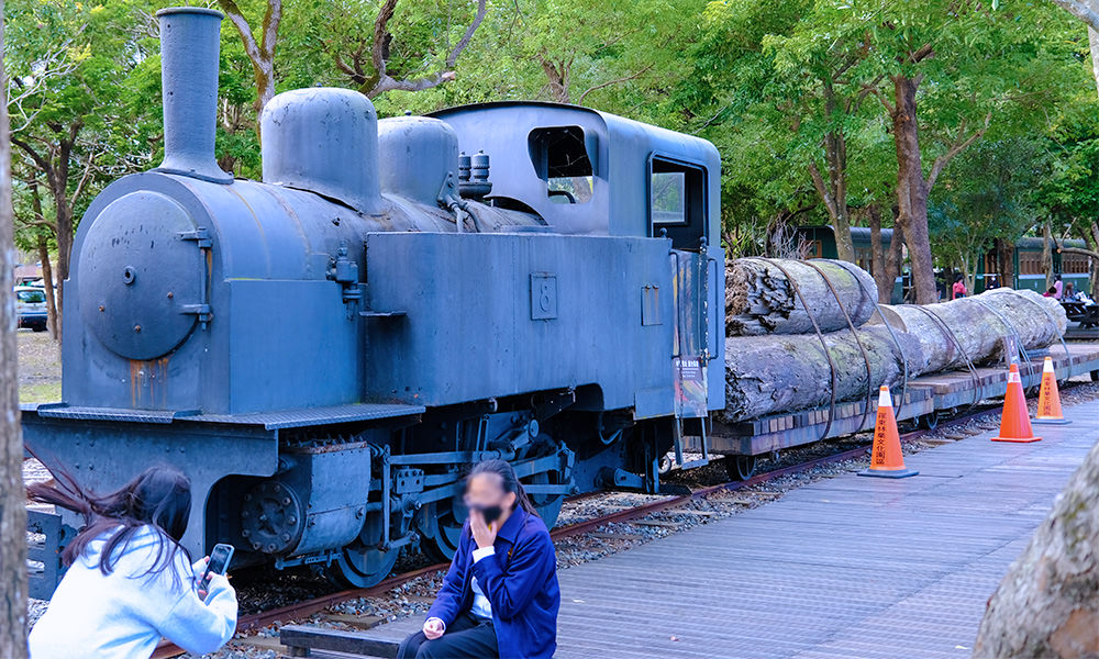 羅東林業載運木材的火車