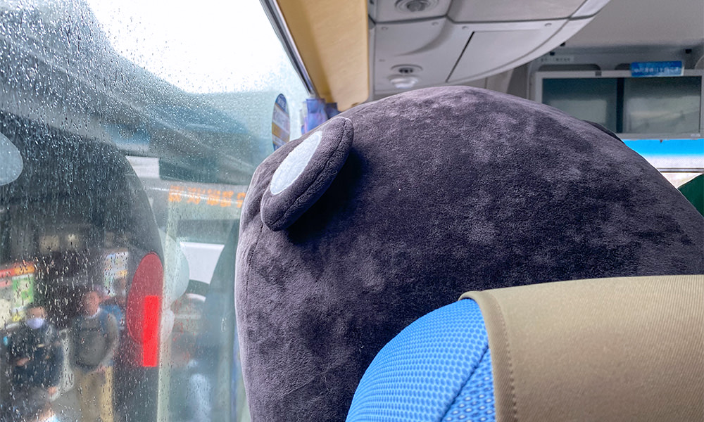 搭巴士前往阿蘇火山