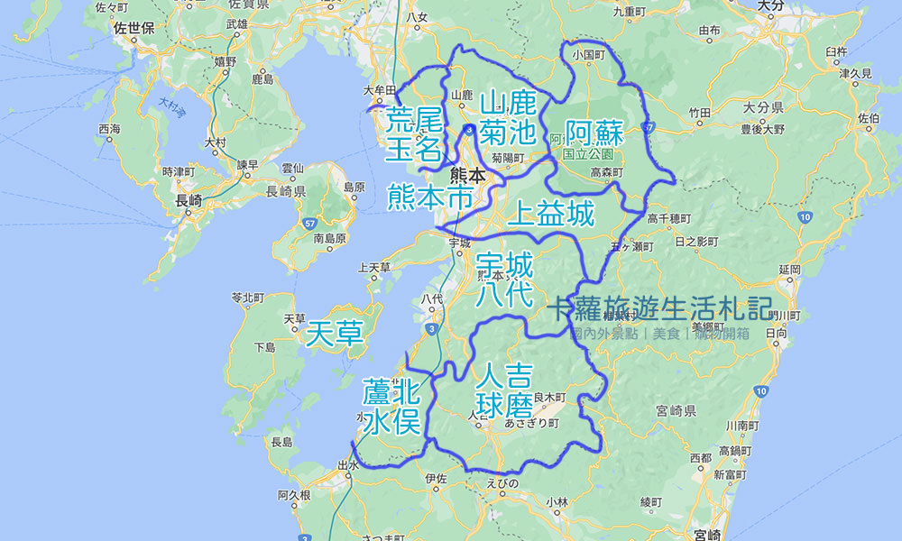 熊本地圖