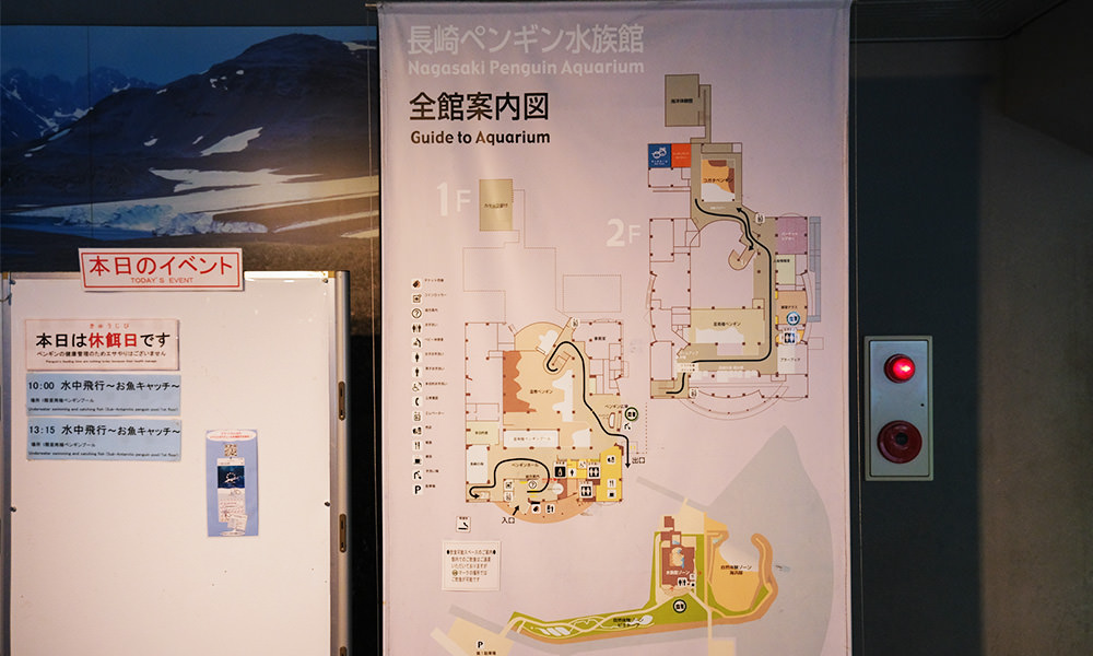 長崎企鵝水族館 地圖與當日活動
