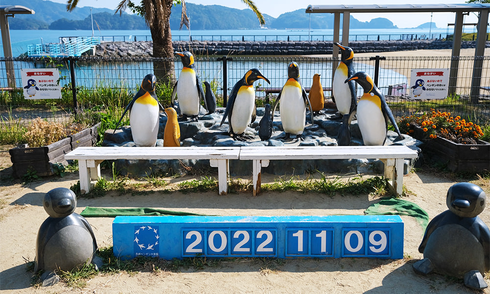 長崎企鵝水族館 來館時間拍照紀念