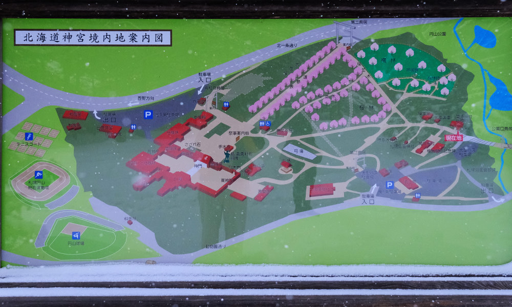 北海道神宮地圖