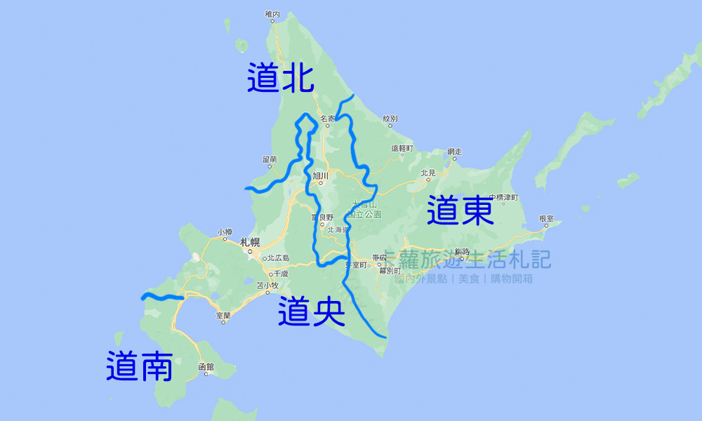 北海道地圖