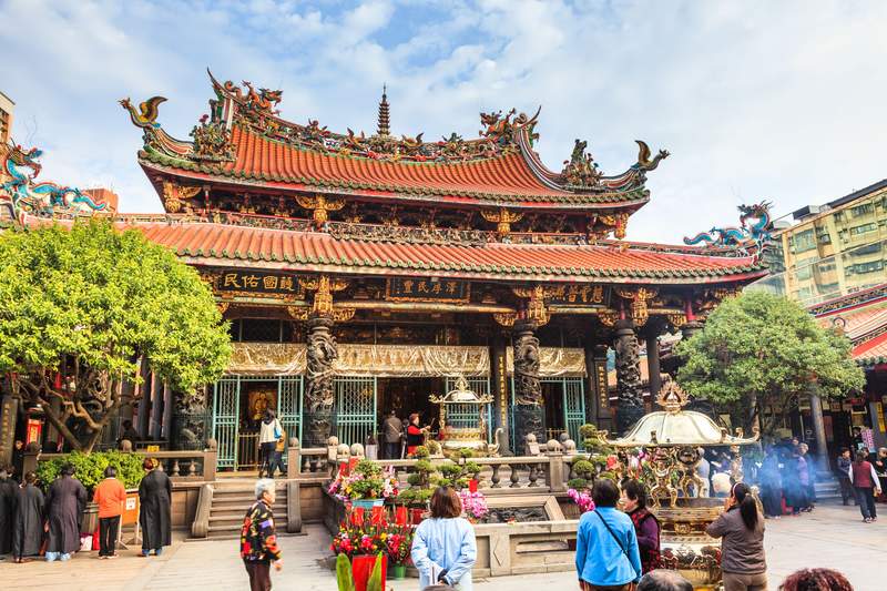 台北旅遊 參訪龍山寺