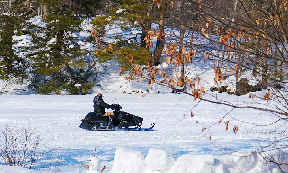 大沼國定公園 雪上摩托車