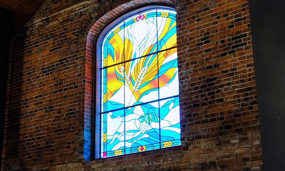 札幌啤酒博物館 彩繪玻璃窗