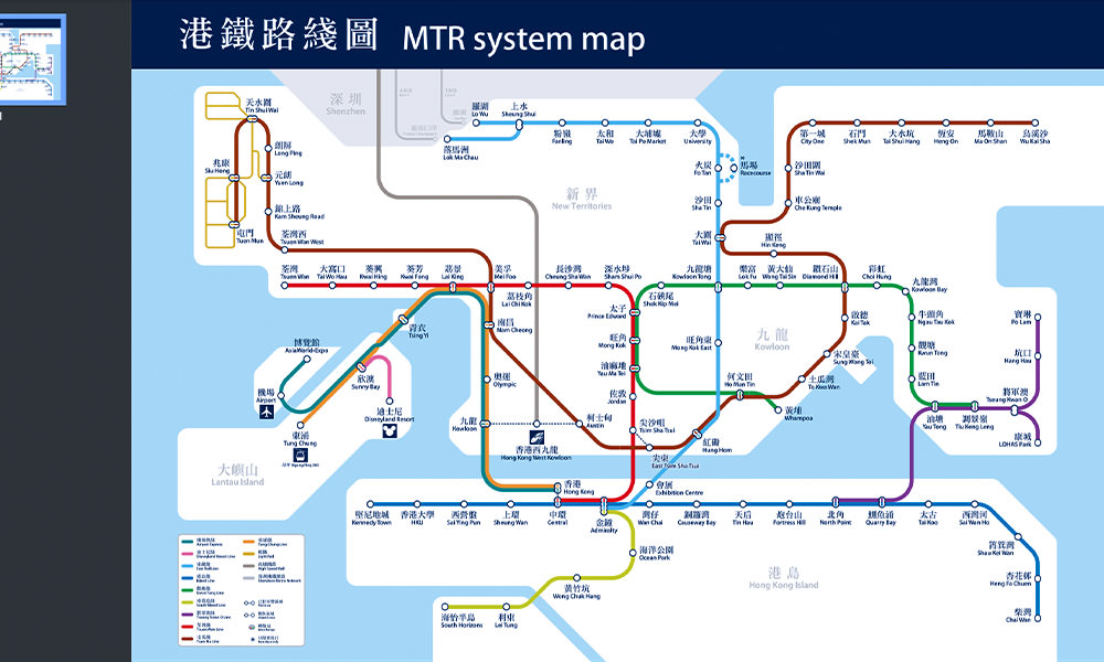 香港地鐵路線圖