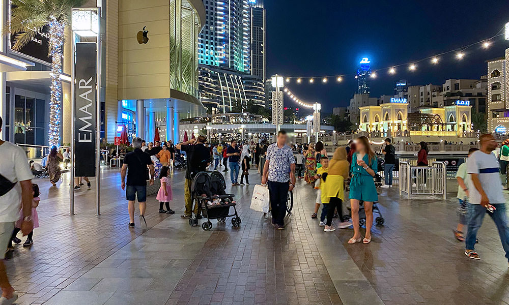 哈里發塔 入口在杜拜購物中心