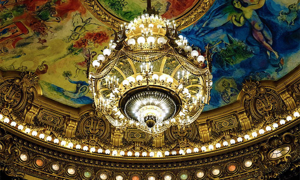 巴黎歌劇院 音樂廳天花板吊燈
