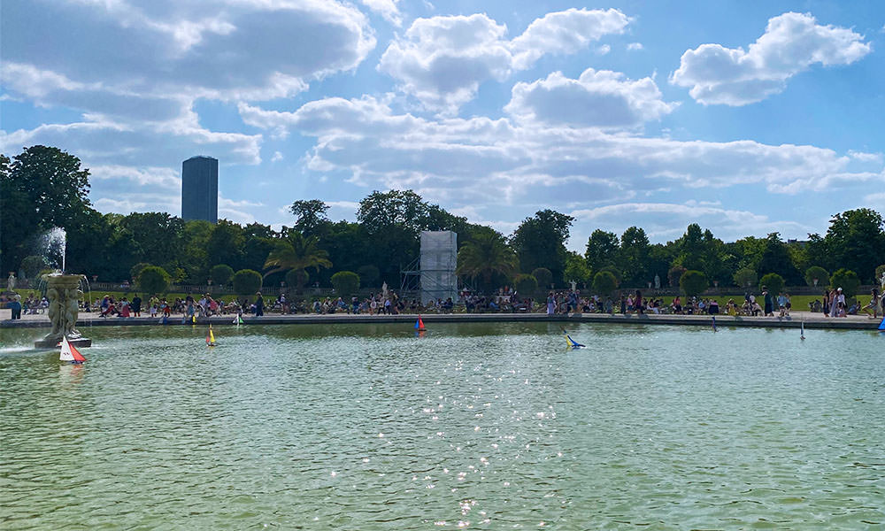 盧森堡公園八角形水池