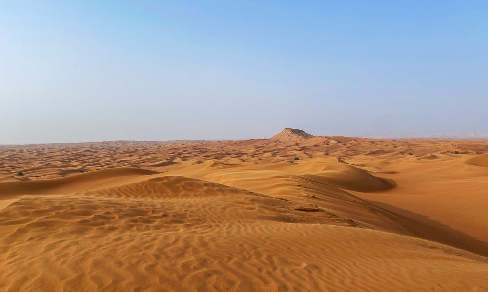杜拜沙漠景色