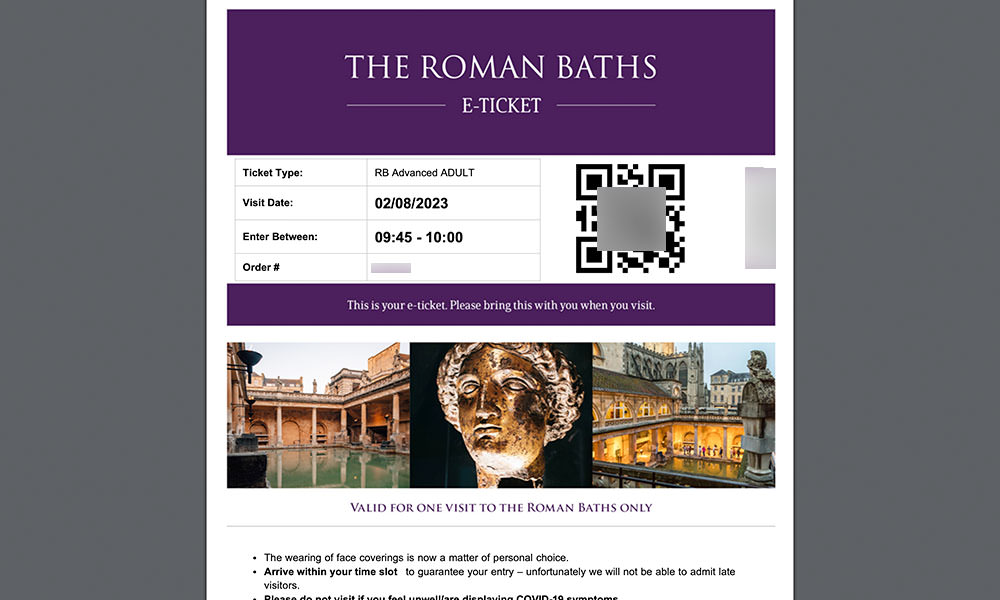 羅馬浴場門票