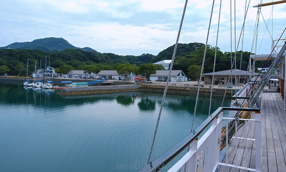 九十九島遊覽船甲板風景