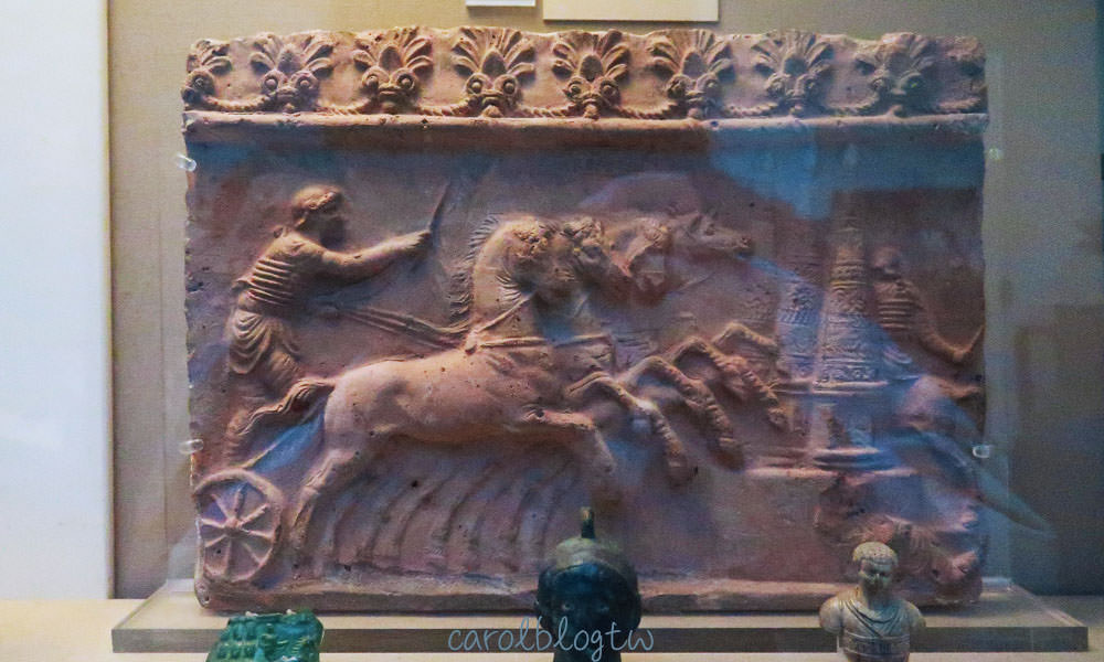希臘羅馬戰車雕塑