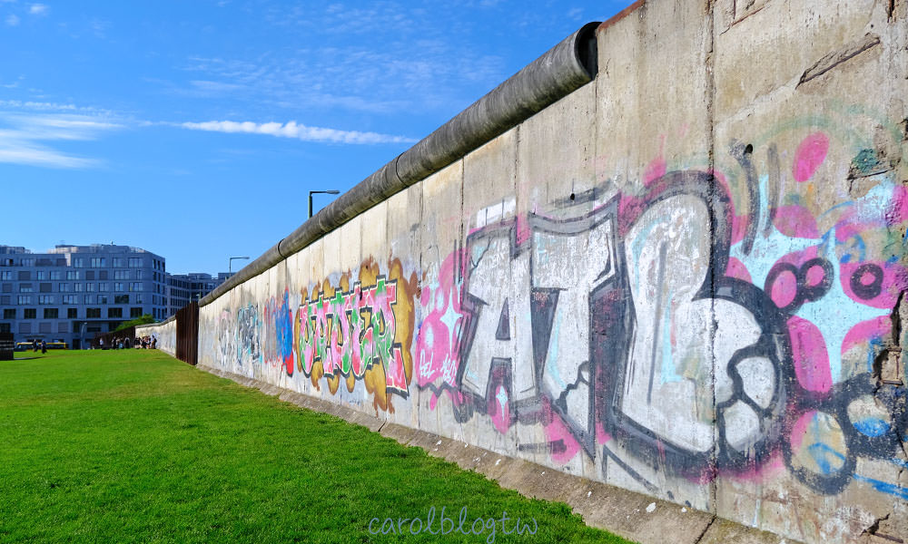 柏林圍牆紀念館內的柏林圍牆