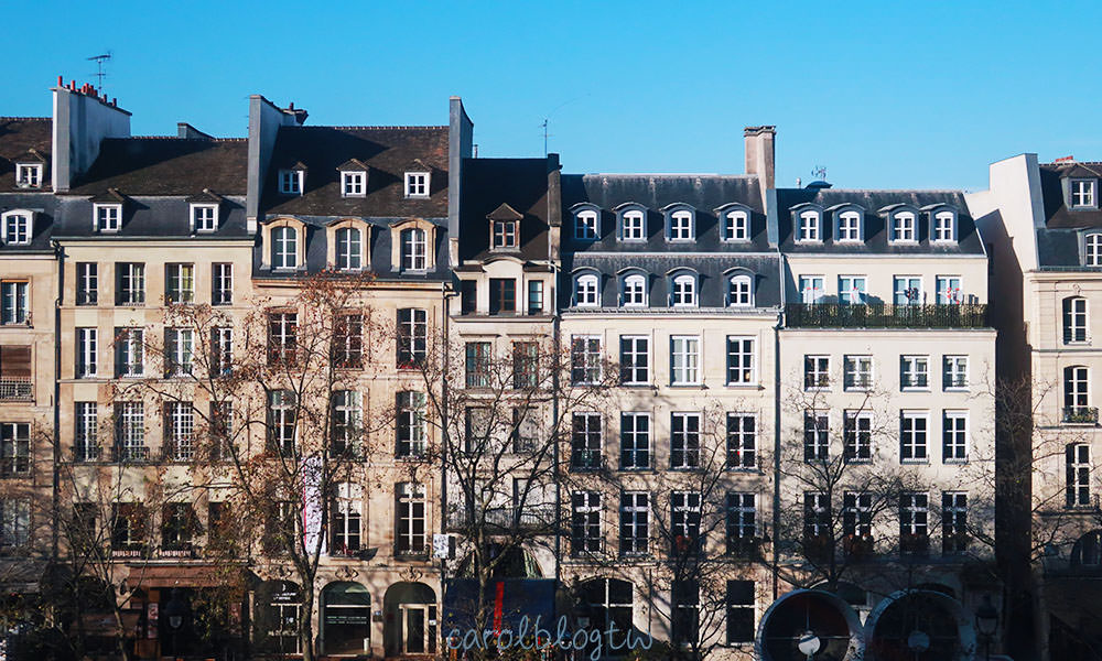 龐畢度中心對面的巴黎建築