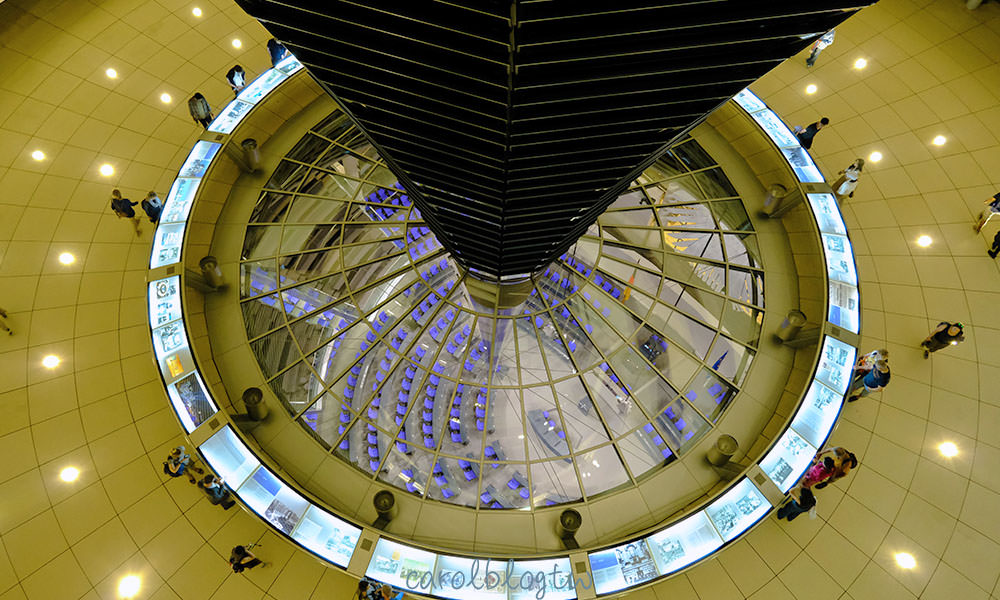德國國會大廈穹頂特色