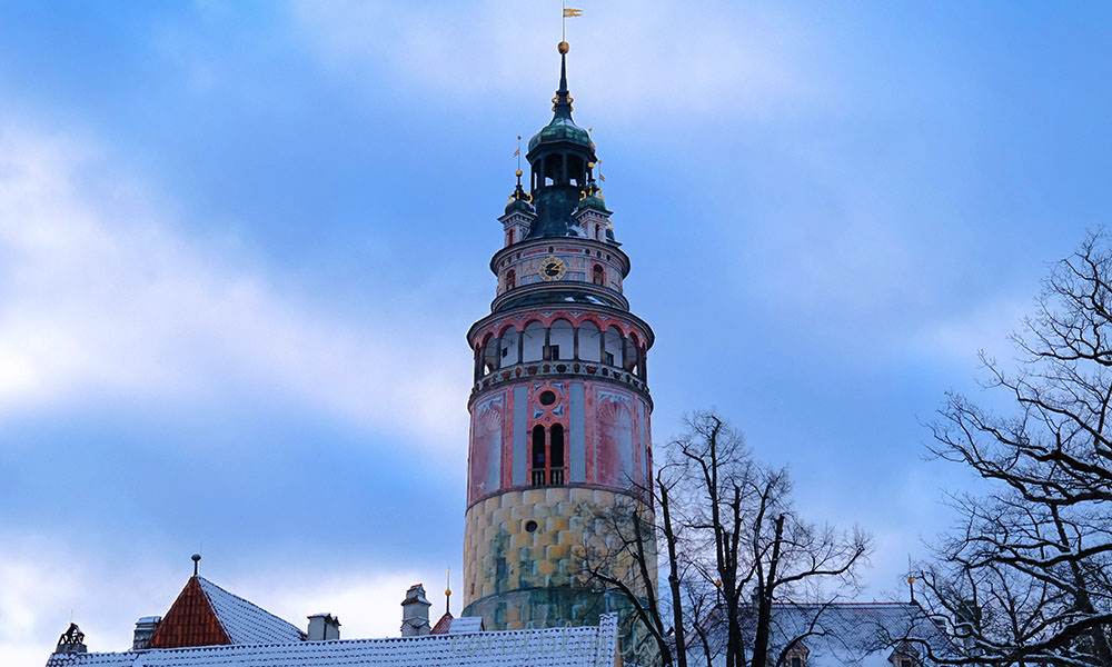 庫倫洛夫城堡彩繪塔