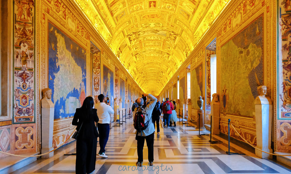 梵蒂岡博物館地圖大廳