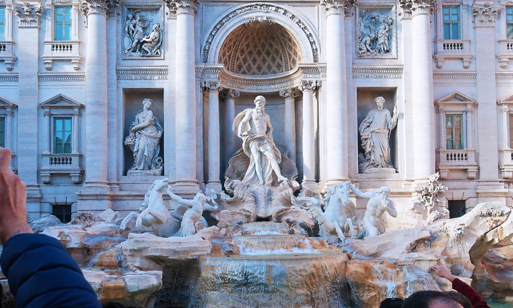羅馬許願池雕像